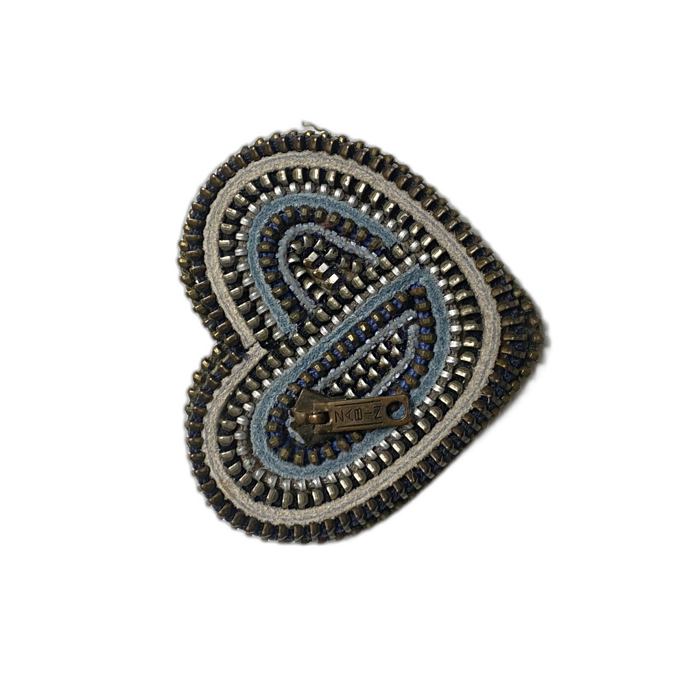 NKO-Z Vintage Heart-Shaped Brooch Vintage